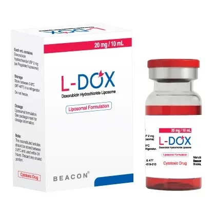 Pack Image: L-DOX 20 mg Injection (20 mg vial)