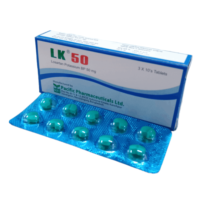 Pack Image: LK 50 mg Tablet (3 x 10)