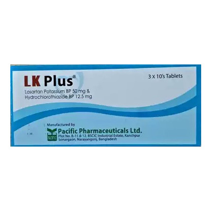 Pack Image: LK Plus 50 mg Tablet (3 x 10)
