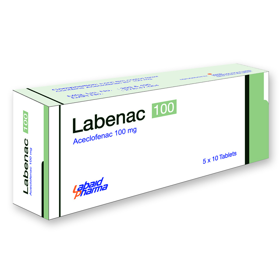 Pack Image: Labenac 100 mg Tablet (5 x 10)