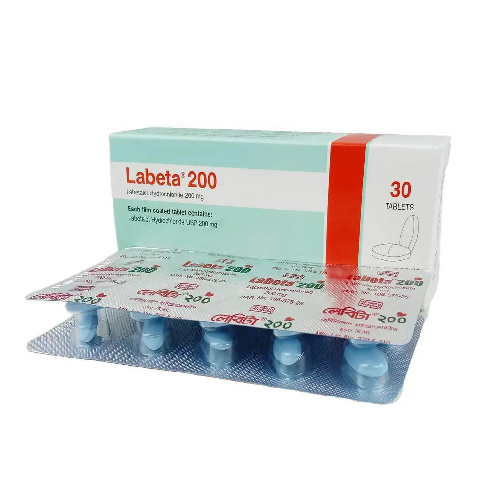 Pack Image: Labeta 200 mg Tablet (3 x 10)