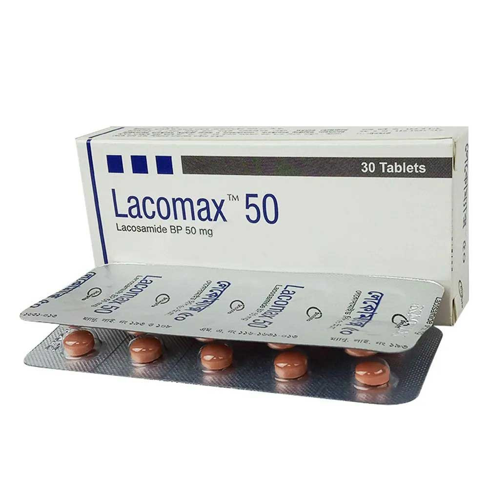 Pack Image: Lacomax 50 mg Tablet (3 x 10)
