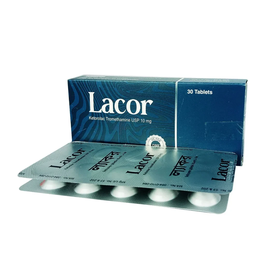 Pack Image: Lacor 10 mg Tablet (3 x 10)