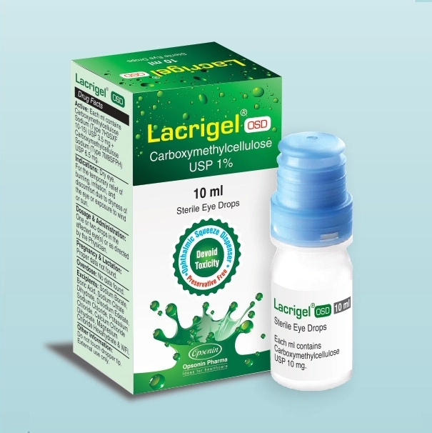 Pack Image: Lacrigel OSD 1% Eye Drop (10 ml drop)
