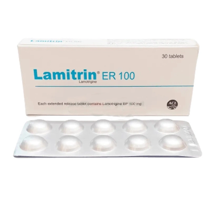 Pack Image: Lamitrin ER 100 mg Tablet (3 x 10)