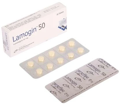 Pack Image: Lamogin 50 mg Tablet (3 x 10)