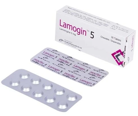 Pack Image: Lamogin 5 mg Tablet (3 x 10)