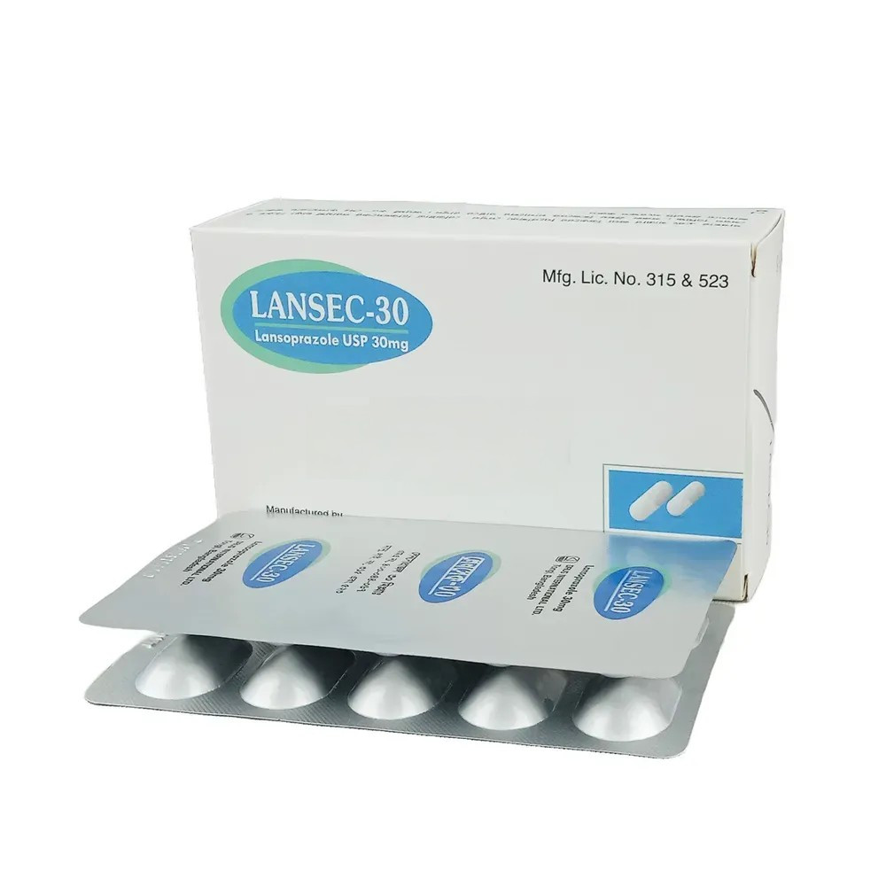 Pack Image: Lansec 30 mg Capsule (5 x 10)