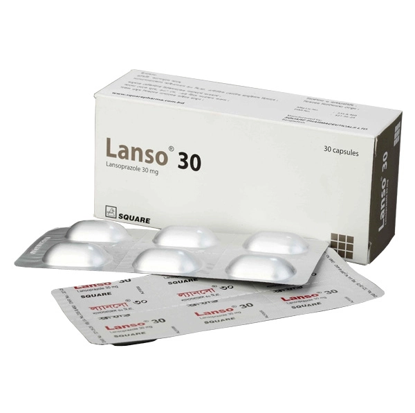 Pack Image: Lanso 30 mg Capsule (5 x 6)