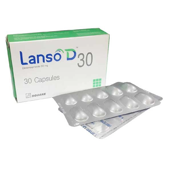 Pack Image: Lanso D 30 mg Capsule (3 x 10)