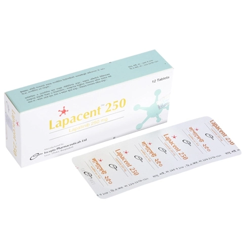Pack Image: Lapacent 250 mg Tablet (2 x 6)