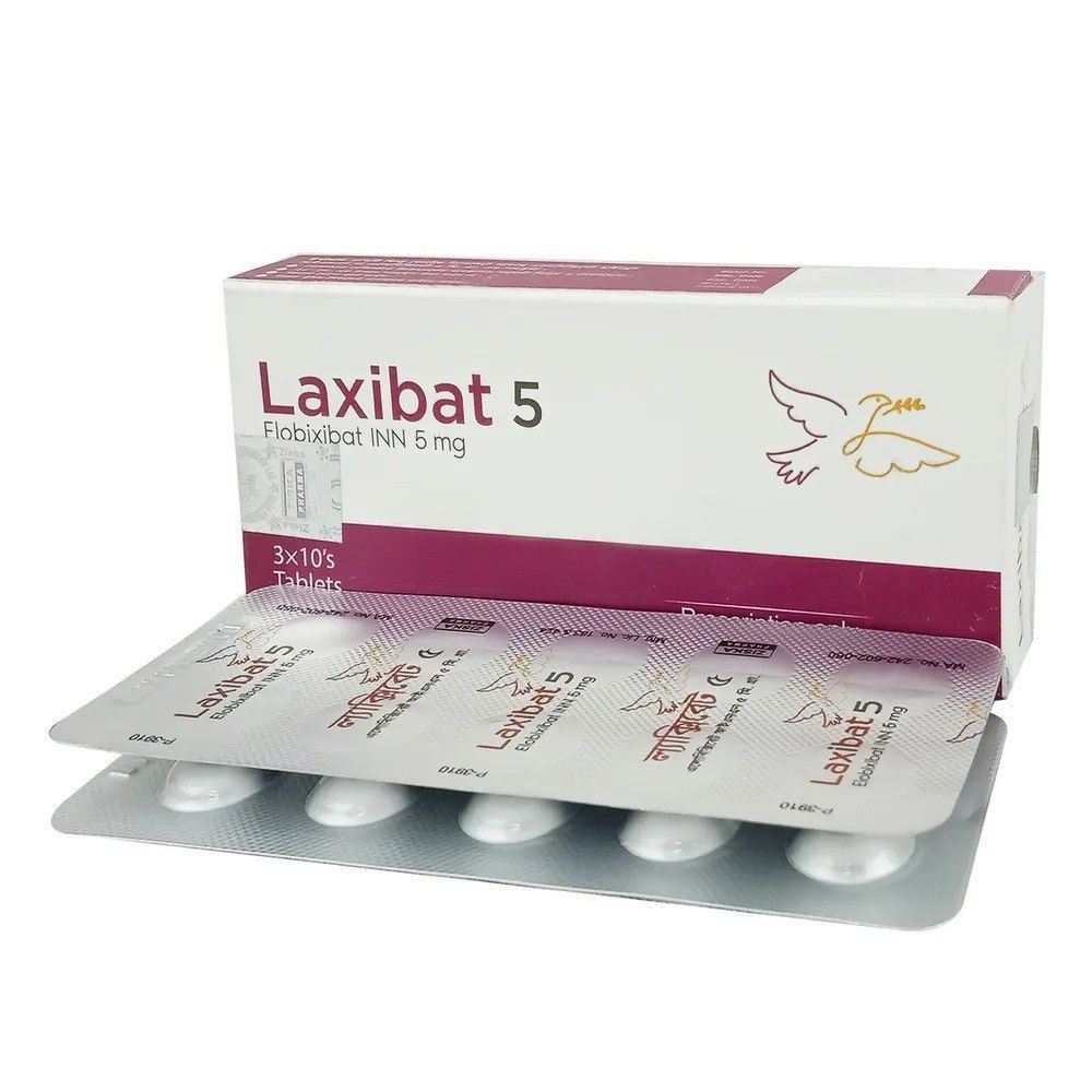 Pack Image: Laxibat 5 mg Tablet (3 x 10)