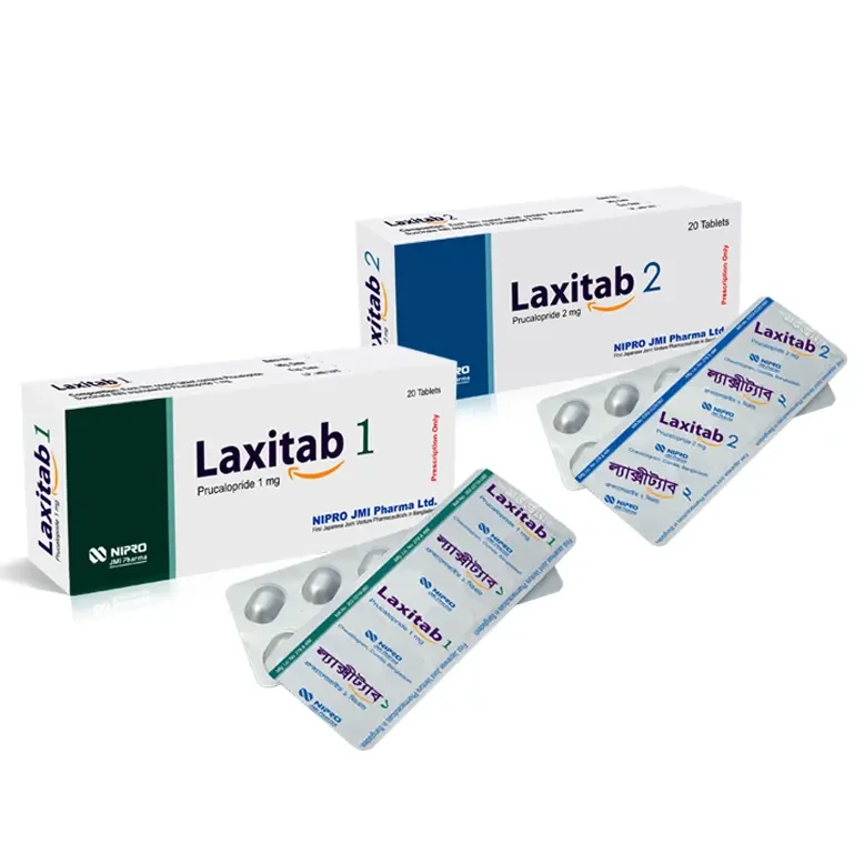 Pack Image: Laxitab 2 mg Tablet (2 x 10)