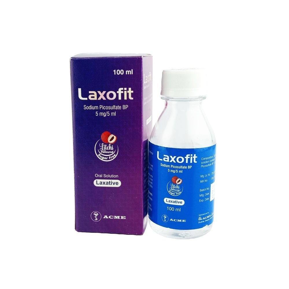 Pack Image: Laxofit 5 mg Oral Solution (50 ml bottle)