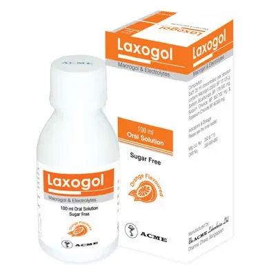Pack Image: Laxogol (13.125 gm Oral Solution (100 ml bottle)