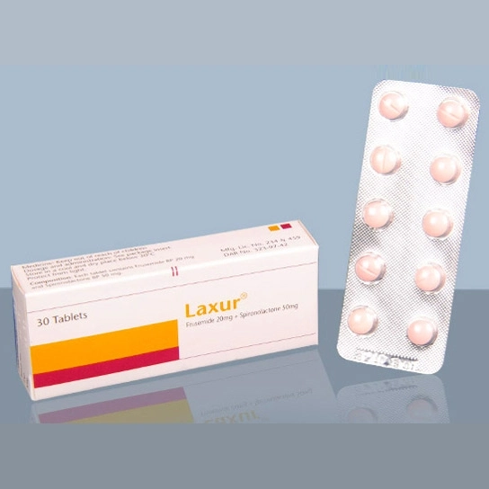 Pack Image: Laxur 20 mg Tablet (3 x 10)
