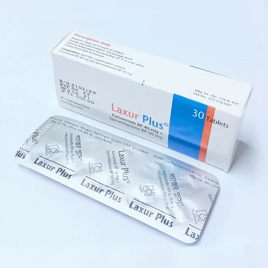 Pack Image: Laxur Plus 40 mg Tablet (3 x 10)