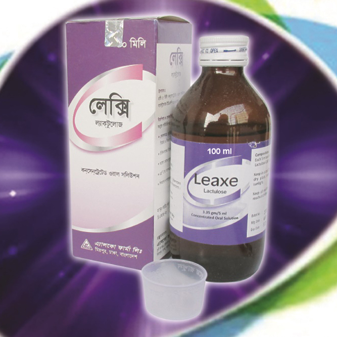 Pack Image: Leaxe 3.35 gm Oral Solution (100 ml bottle)
