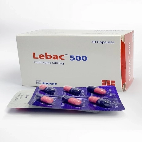 Pack Image: Lebac 500 mg Capsule (5 x 6)