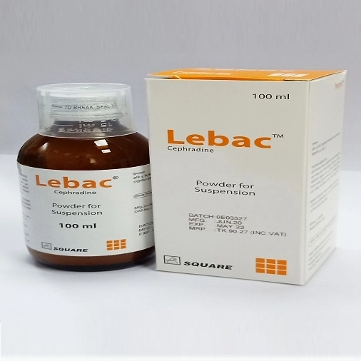 Pack Image: Lebac 125 mg Suspension (100 ml bottle)