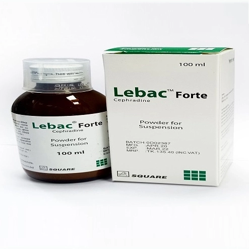 Pack Image: Lebac Forte 250 mg Suspension (100 ml bottle)