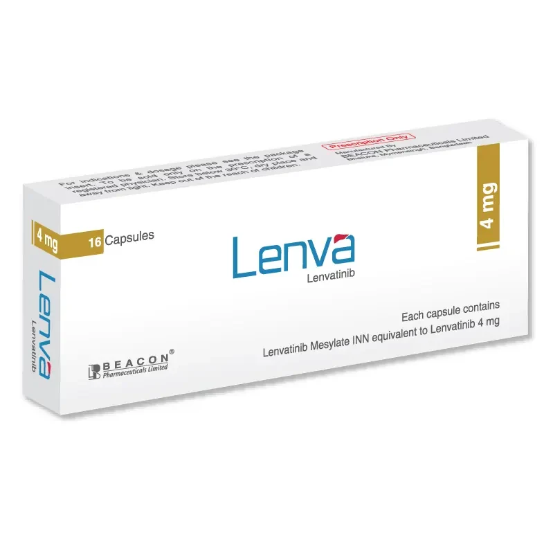 Pack Image: Lenva 4 mg Capsule (2 x 8)