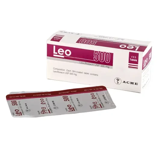 Pack Image: Leo 500 mg Tablet (5 x 4)