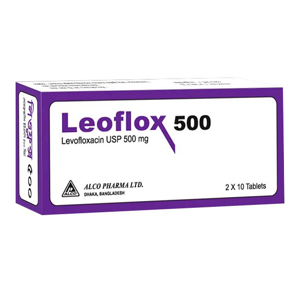 Pack Image: Leoflox 500 mg Tablet (2 x 10)