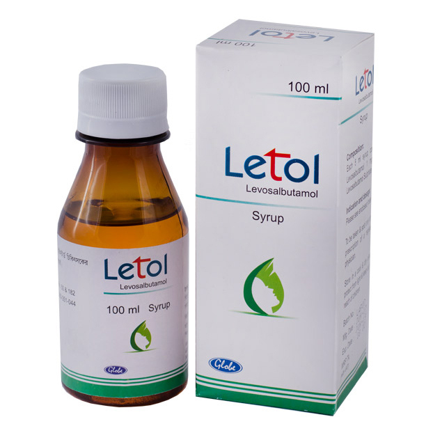 Pack Image: Letol 1 mg Syrup (100 ml bottle)