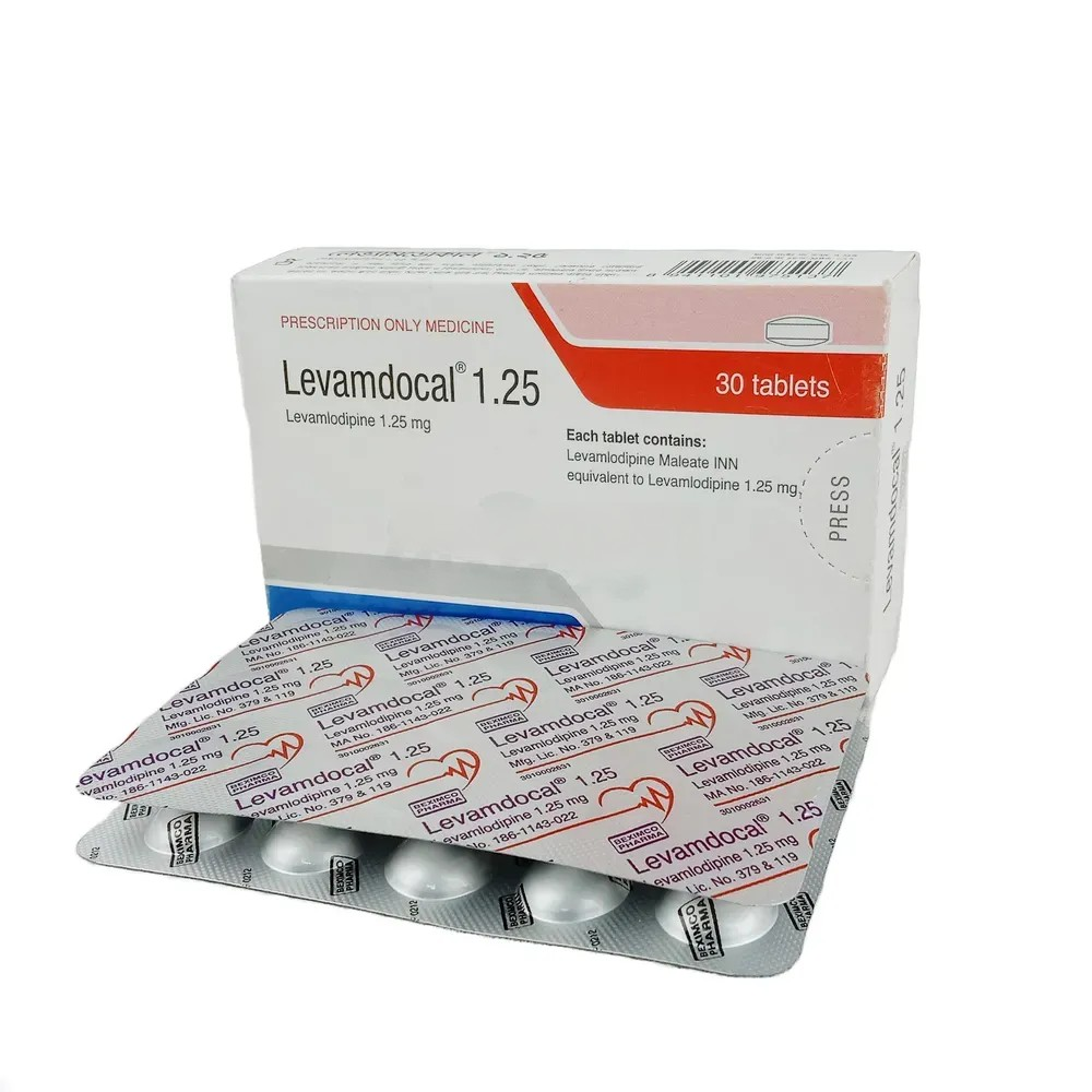Pack Image: Levamdocal 1.25 mg Tablet (2 x 15)