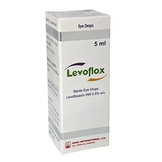Pack Image: Levoflox 0.5% Eye Drop (5 ml drop)
