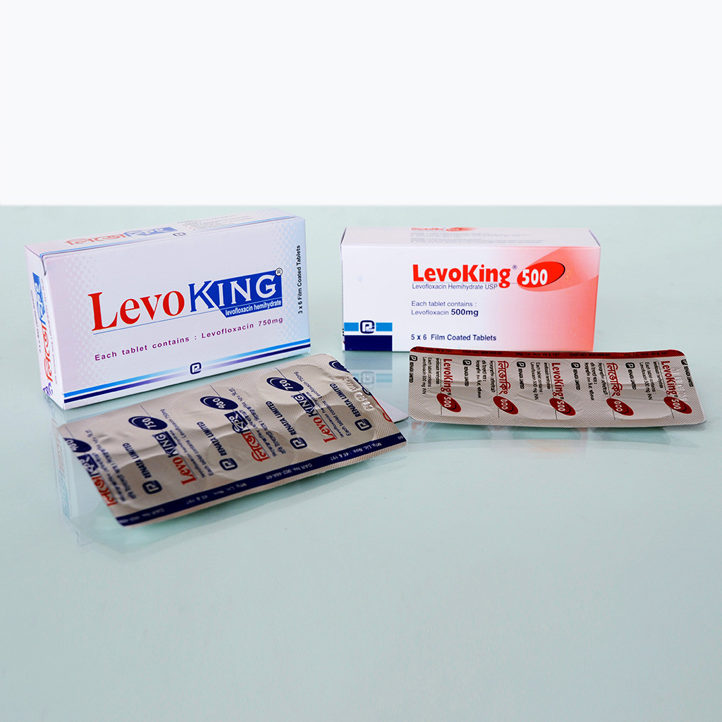 Pack Image: Levoking 500 mg Tablet (5 x 6)