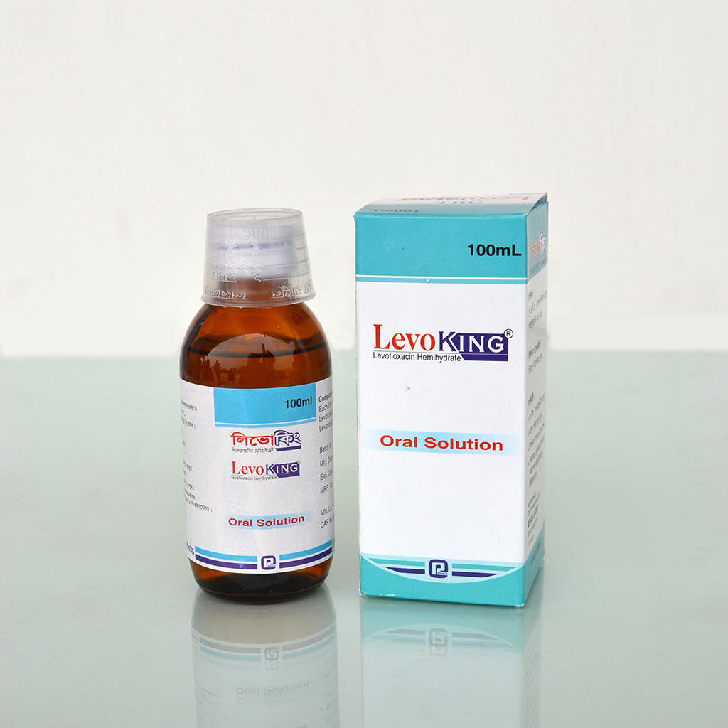 Pack Image: Levoking 125 mg Oral Solution (100 ml bottle)
