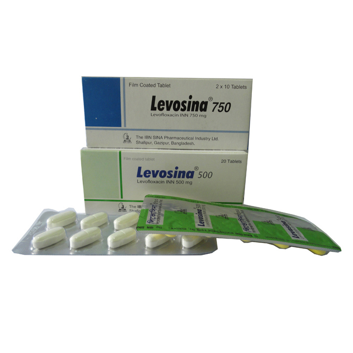 Pack Image: Levosina 750 mg Tablet (2 x 10)