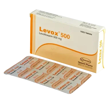 Pack Image: Levox 500 mg Tablet (2 x 10)