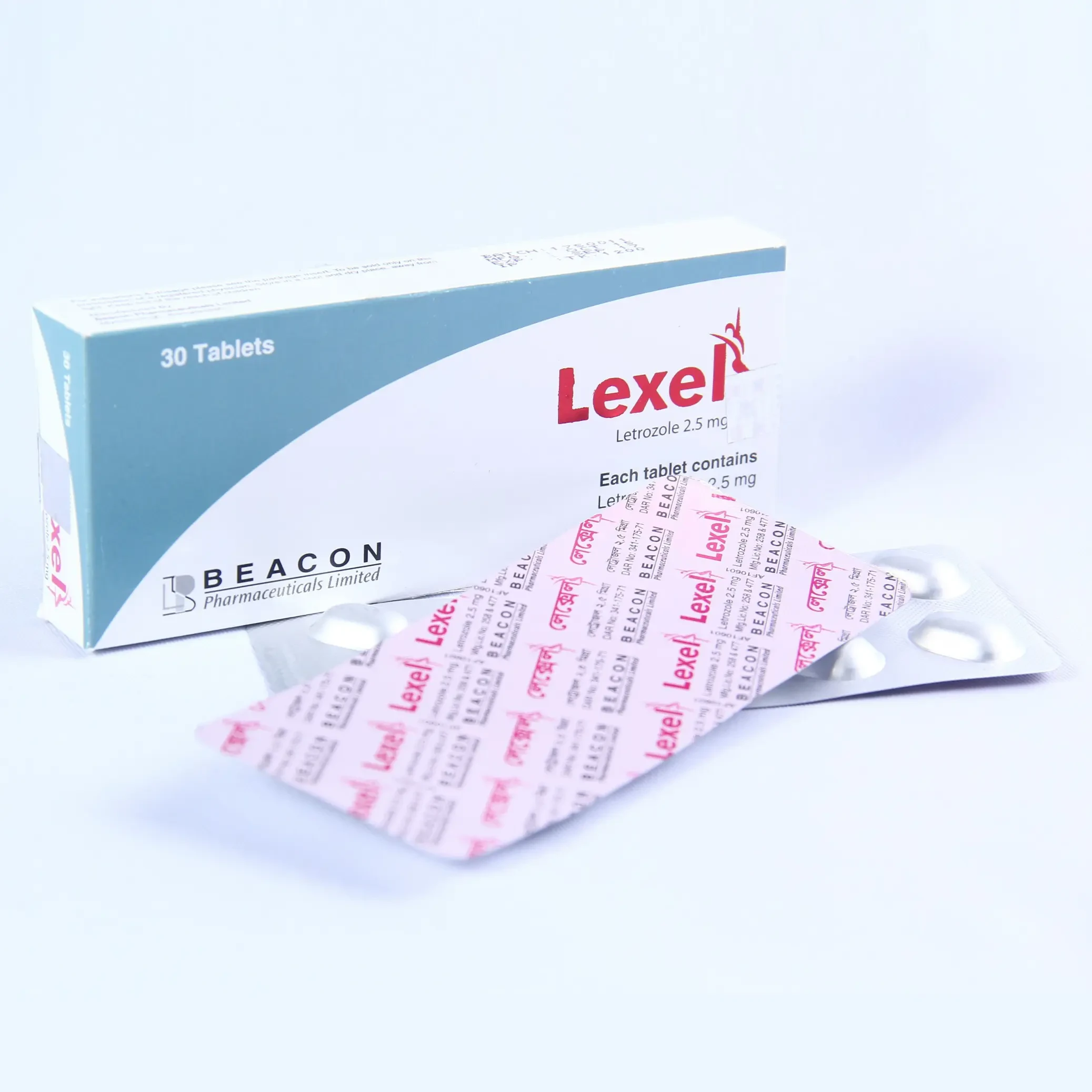 Pack Image: Lexel 2.5 mg Tablet (3 x 10)