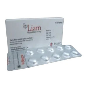 Pack Image: Liam 10 mg Tablet (5 x 10)
