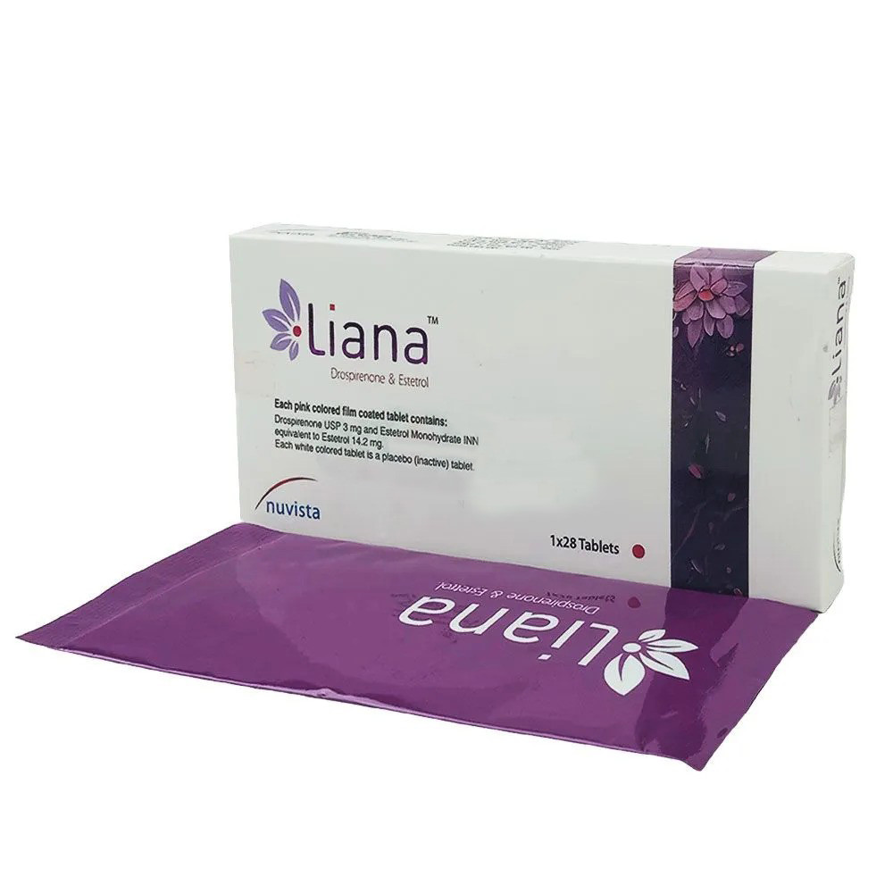 Pack Image: Liana 3 mg Tablet ((24 active+4 inert) tablet)