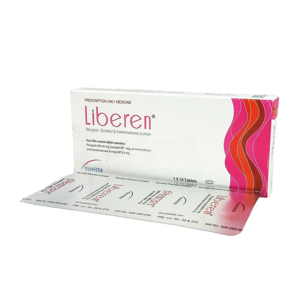 Pack Image: Liberen 40 mg Tablet (1 x 10)