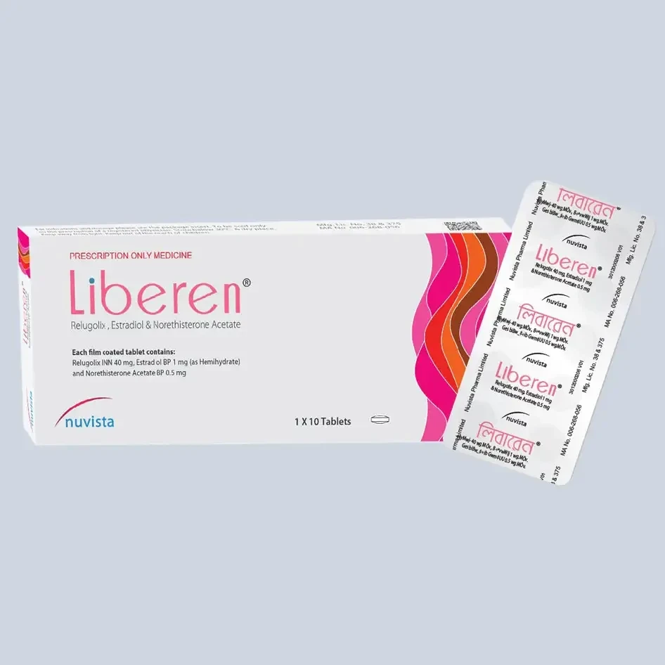 Pack Image: Liberen 40 mg Tablet (1 x 10)