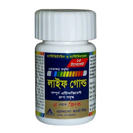 Pack Image: Life Gold  Tablet (1 x 15)