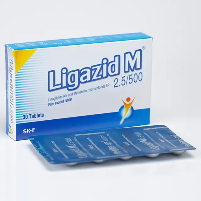 Pack Image: Ligazid M 2.5 mg Tablet (3 x 10)