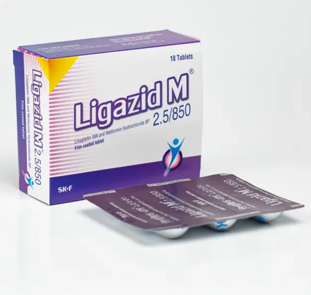 Pack Image: Ligazid M 2.5 mg Tablet (3 x 10)