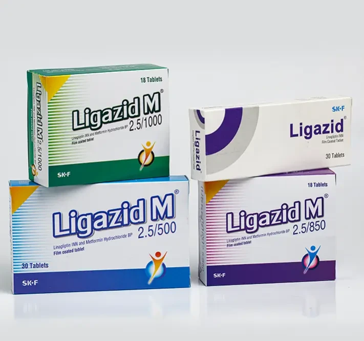 Pack Image: Ligazid M 2.5 mg Tablet (3 x 6)