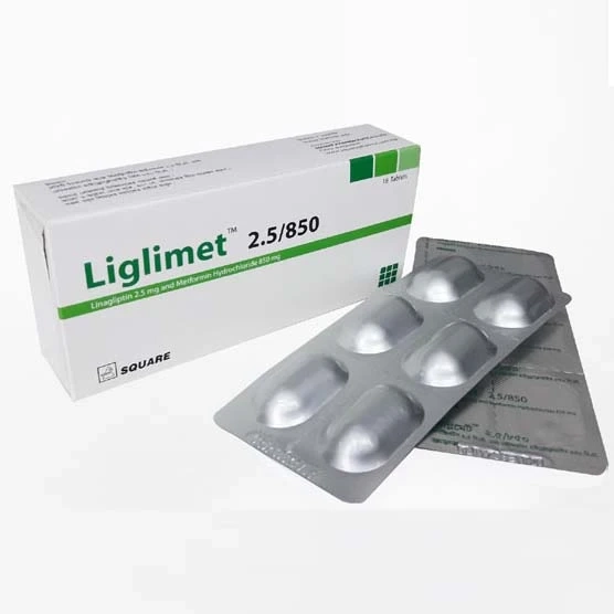 Pack Image: Liglimet 2.5 mg Tablet (3 x 6)