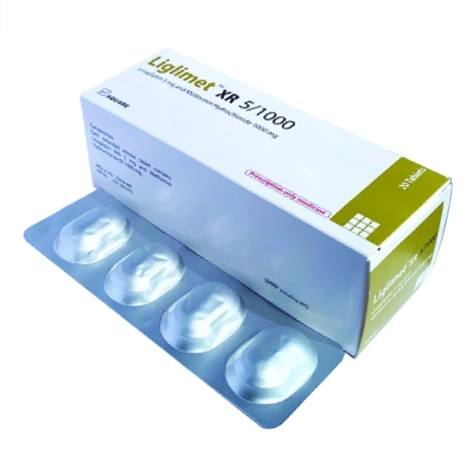 Pack Image: Liglimet XR 5 mg Tablet (5 x 4)