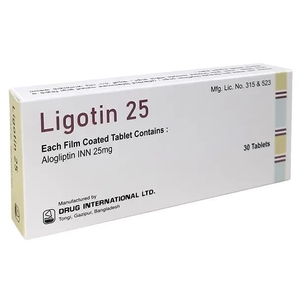Pack Image: Ligotin 25 mg Tablet (3 x 10)