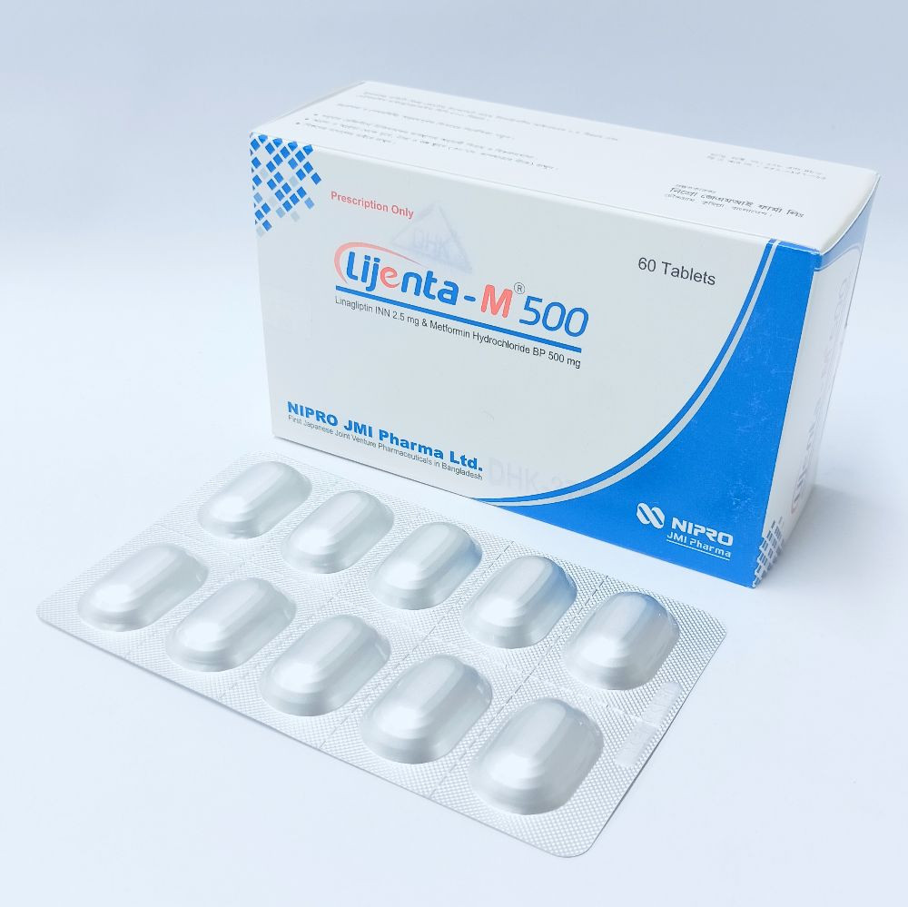 Pack Image: Lijenta-M 2.5 mg Tablet (6 x 10)