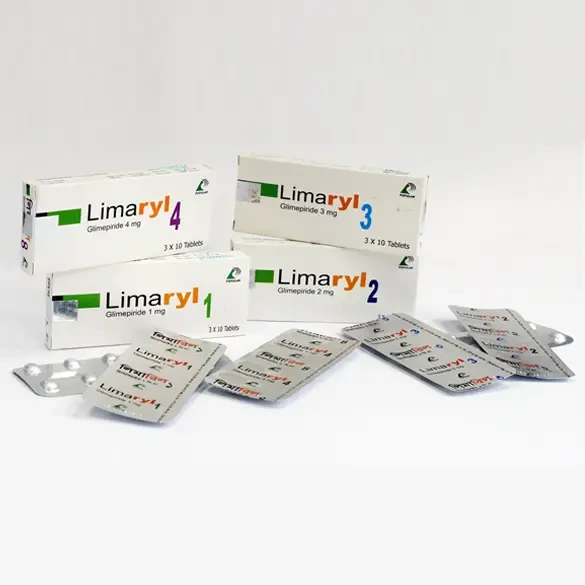 Pack Image: Limaryl 2 mg Tablet (3 x 10)