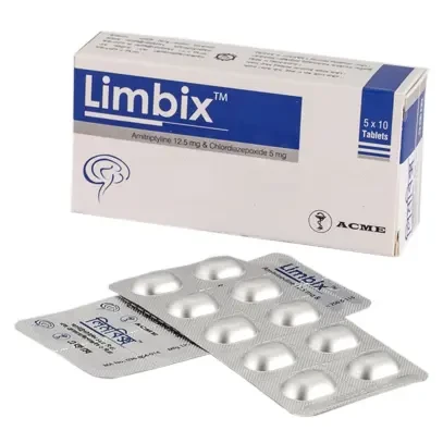 Pack Image: Limbix 12.5 mg Tablet (5 x 10)